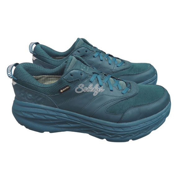 HOKA ONE ONE U Bondi L GTX Deep Teal Kayaking Unisex Waterproof Sneaker Mens 12 - Picture 1 of 10